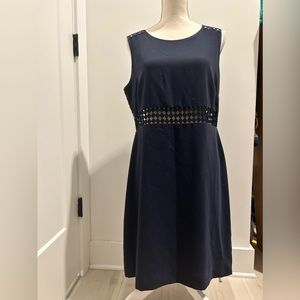 Sail to Sable blue cocktail dress. Large